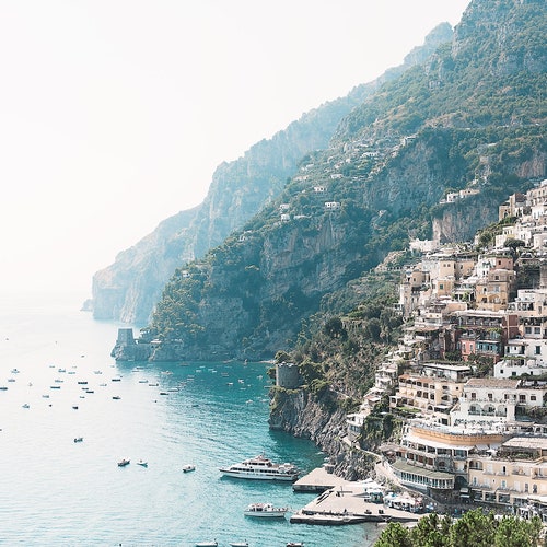 Italy Photography Wall Art Coastal Positano Italy Wall Art Etsy Australia
