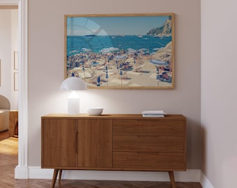 Capri Fine Art Photography Print: La Fontelina Beach Club, Amalfi Coast Wall Art