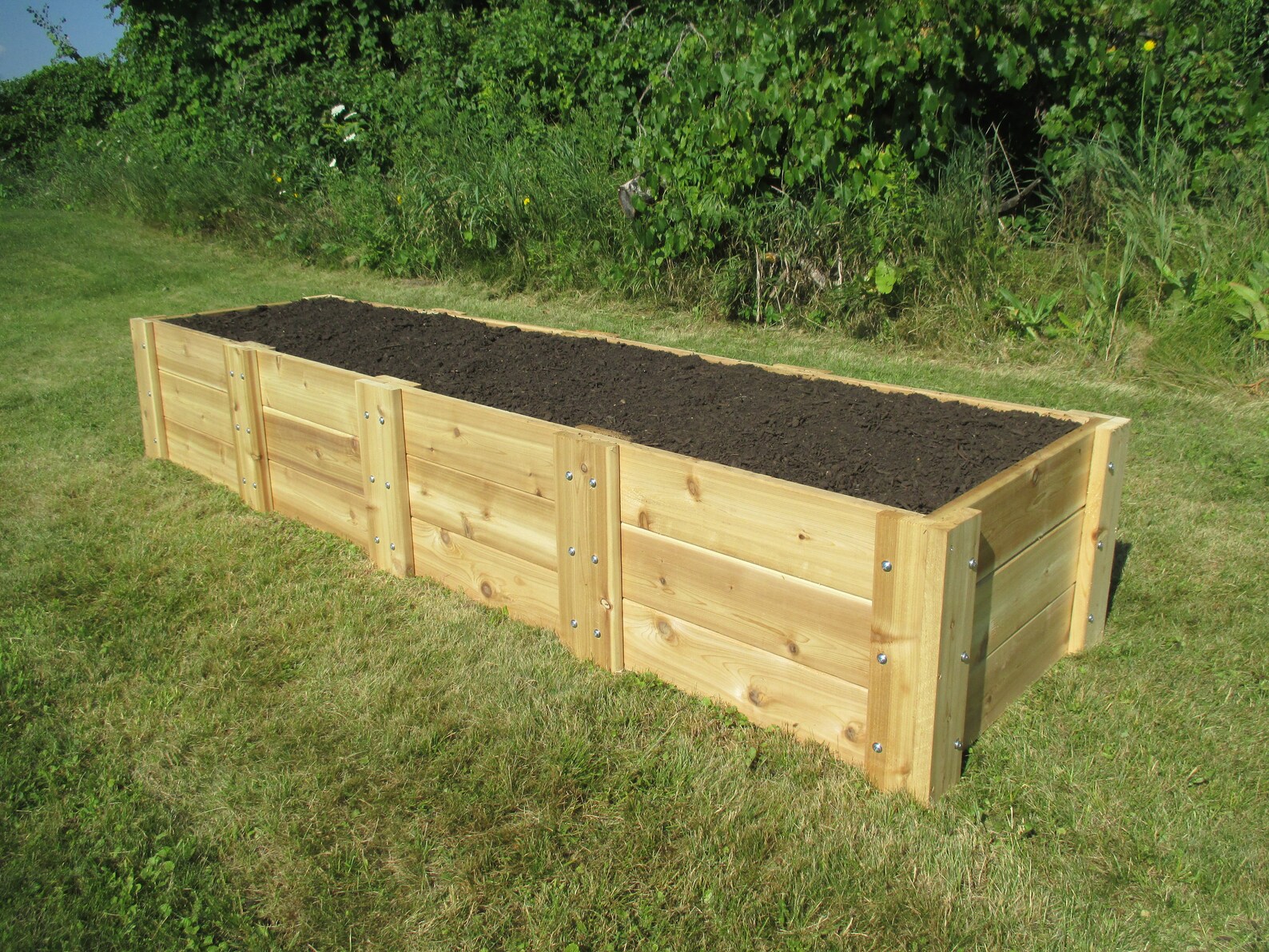 Deep Root Cedar Raised Garden Bed 2' X 8' X Etsy