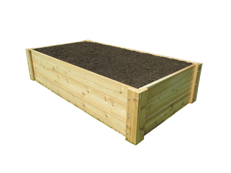 Deep Root Cedar Raised Bed Garden Kit 3' X 6' X Etsy