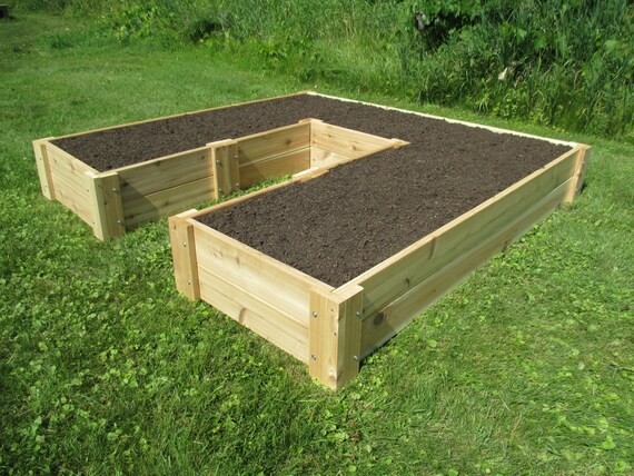 U Shaped Cedar Raised Bed Garden Kit 6 X6 - Raised Garden Bed Cedar Kit U Shaped Cedar Raised Bed Garden Kit 6 X6 - Raised Garden Bed Cedar Kit