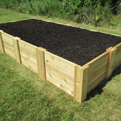 Cedar Raised Garden Bed Medium Etsy