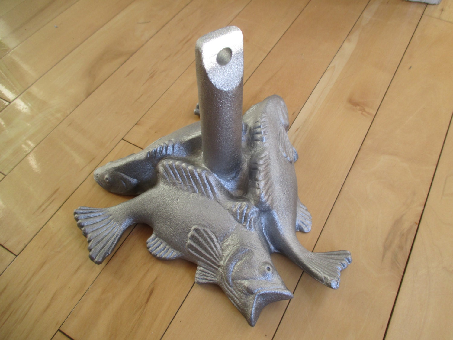 Boat Anchor Fish Shape Cast Iron Free Shipping US48 Etsy