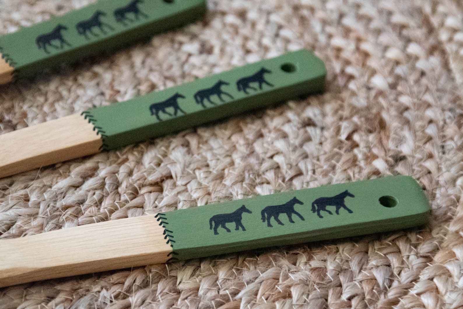 Rustic Sage Green Kitchen Utensil Set Horse Kitchen Utensil Etsy