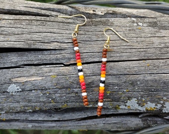 Sedona Desert Understated Western Seed Bead Earrings