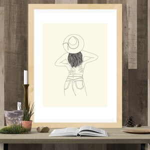 Free Spirit Cowgirl Art Print