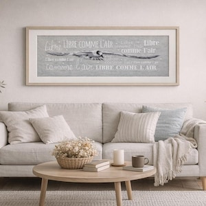 Libre comme l’air finito punto croce immagine arredamento casa
