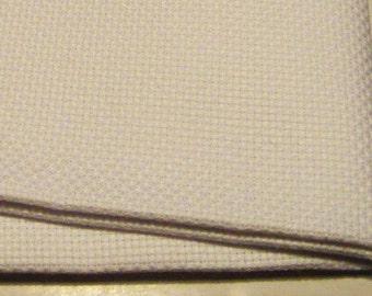 Ivory 18 count Aida - Brand New Cut Pieces in a choice of sizes. Popular for cross stitch embroidery.