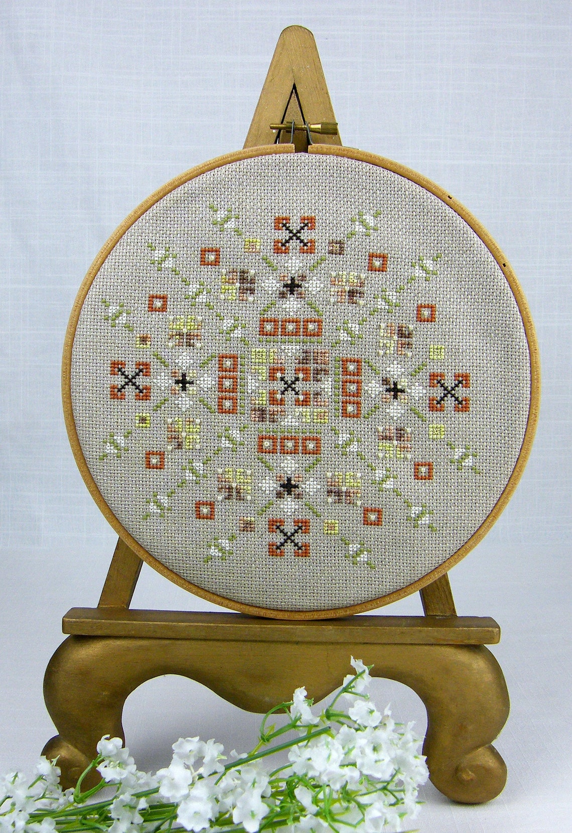 Autumn Harvest Counted Cross Stitch Chart in PDF Instant Etsy Rug penny autumn felt pattern wool harvest embroidery patterns wallhanging templates needlework song thread coasters mug wall hanging wh visit