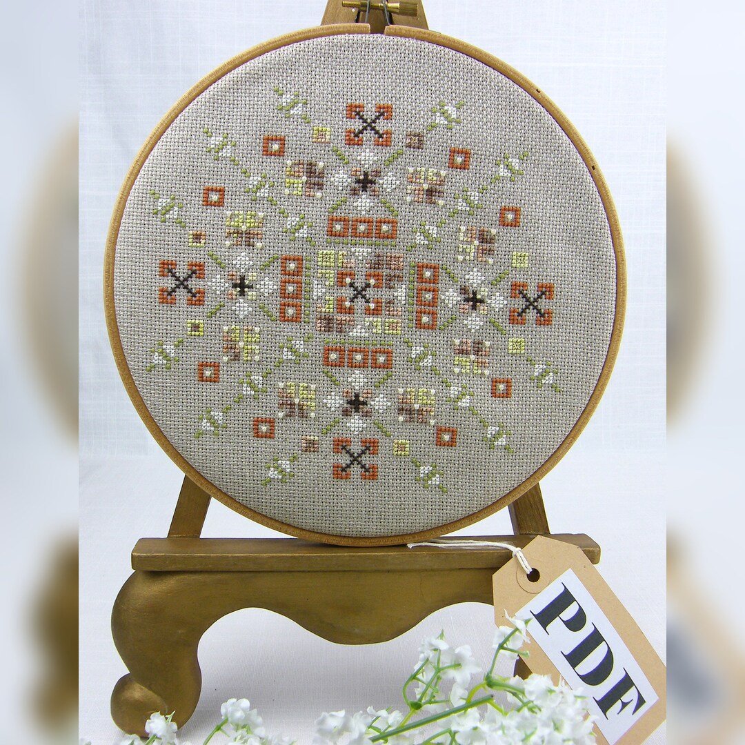 Autumn Harvest Counted Cross Stitch Chart in PDF Instant Download ...