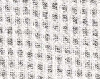 Zweigart 28 count white opalescent evenweave cross stitch fabric in various sizes.