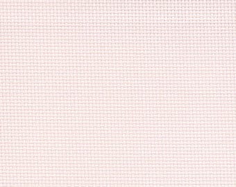 16 Count Honeysuckle Pink Aida Cloth: Cross Stitch Fabric (50x90 cm)