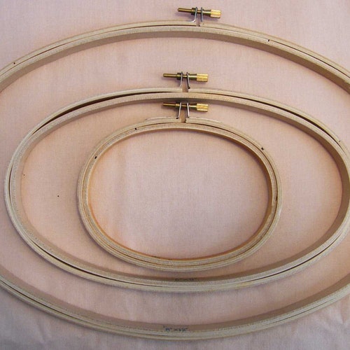Oval Embroidery Hoops. Small or Medium. Use for Counted Cross Etsy