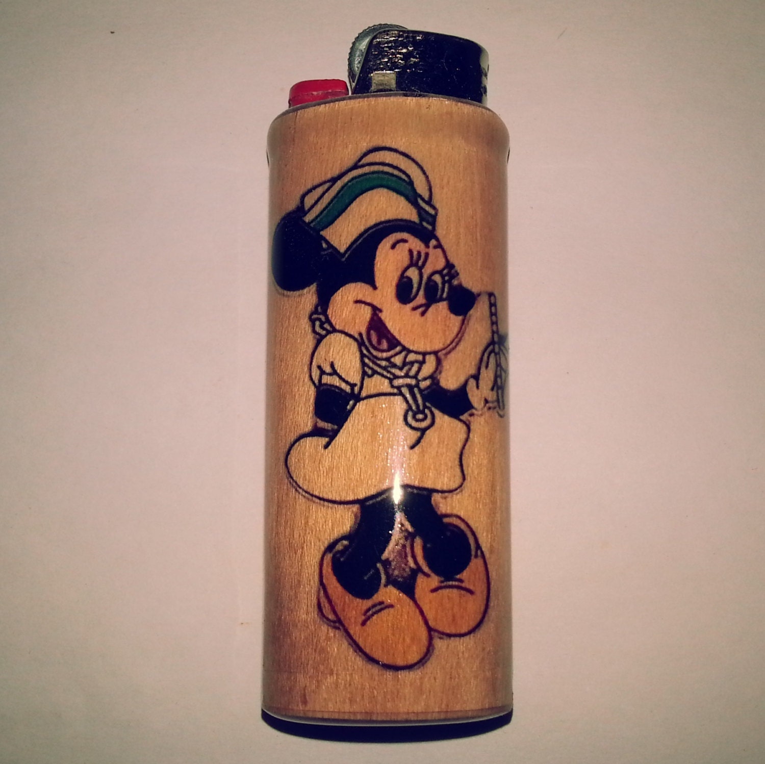 Minnie Mouse Lighter Case Holder Sleeve Cover Fits Bic Etsy