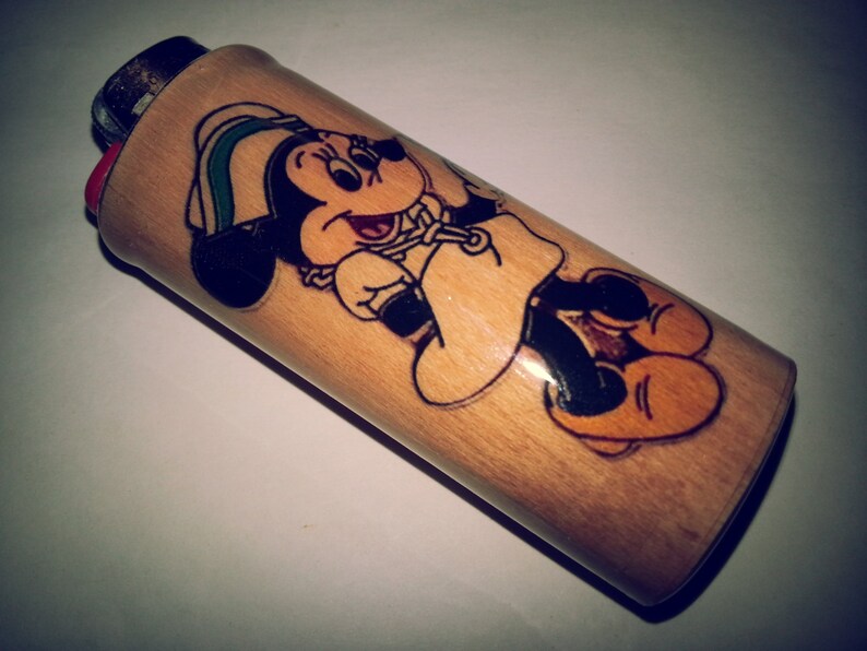 Minnie Mouse Lighter Case Holder Sleeve Cover Fits Bic Etsy