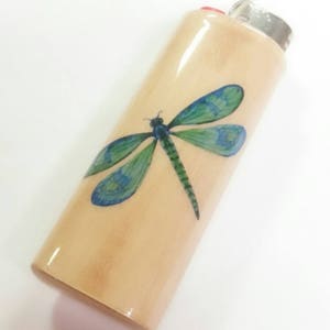 Dragonfly Lighter Case Holder Sleeve Cover Fits Bic Lighters
