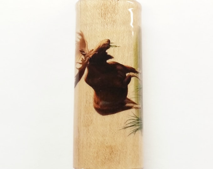 Moose Wood Lighter Case Holder Sleeve Cover Fits Bic Lighters