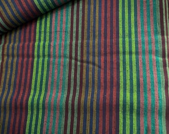 Caterpillar Stripe WSGP001  Twilight Deep Purple Blue Aqua Pink Red  Shot Cotton  Kaffe Fassett Collective for Free Spirit