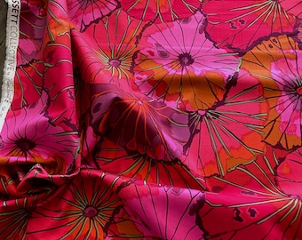 Lotus Leaf  GP29  Wine  Kaffe Fassett Collective for Free Spirit