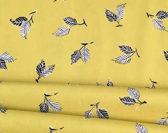Lime Tree Leaves  DC7562-CTRN - D Michael Miller Fabrics