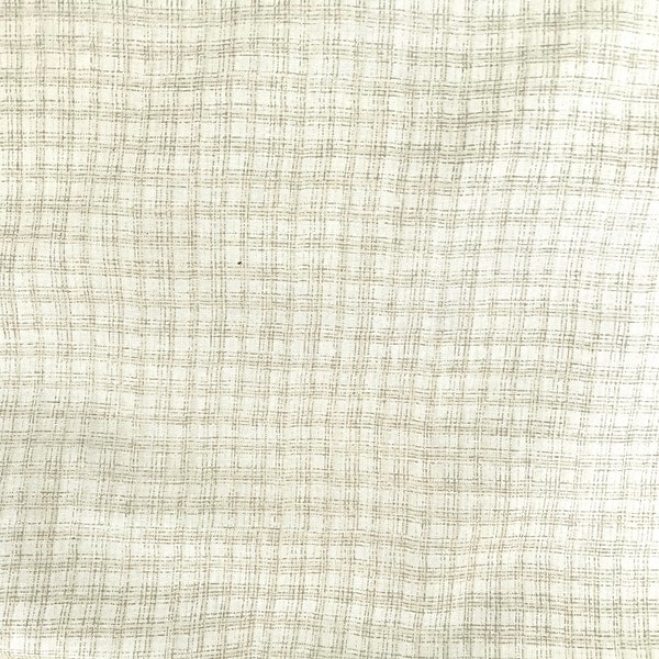 Linen Closet 3 3070 30 White Wash Window Pane Plaid  by Janet Rae Nesbitt for Henry Glass Fabrics