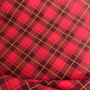 Merrytown 6368 88 Red Plaid   Sharla Fults  for Studio E