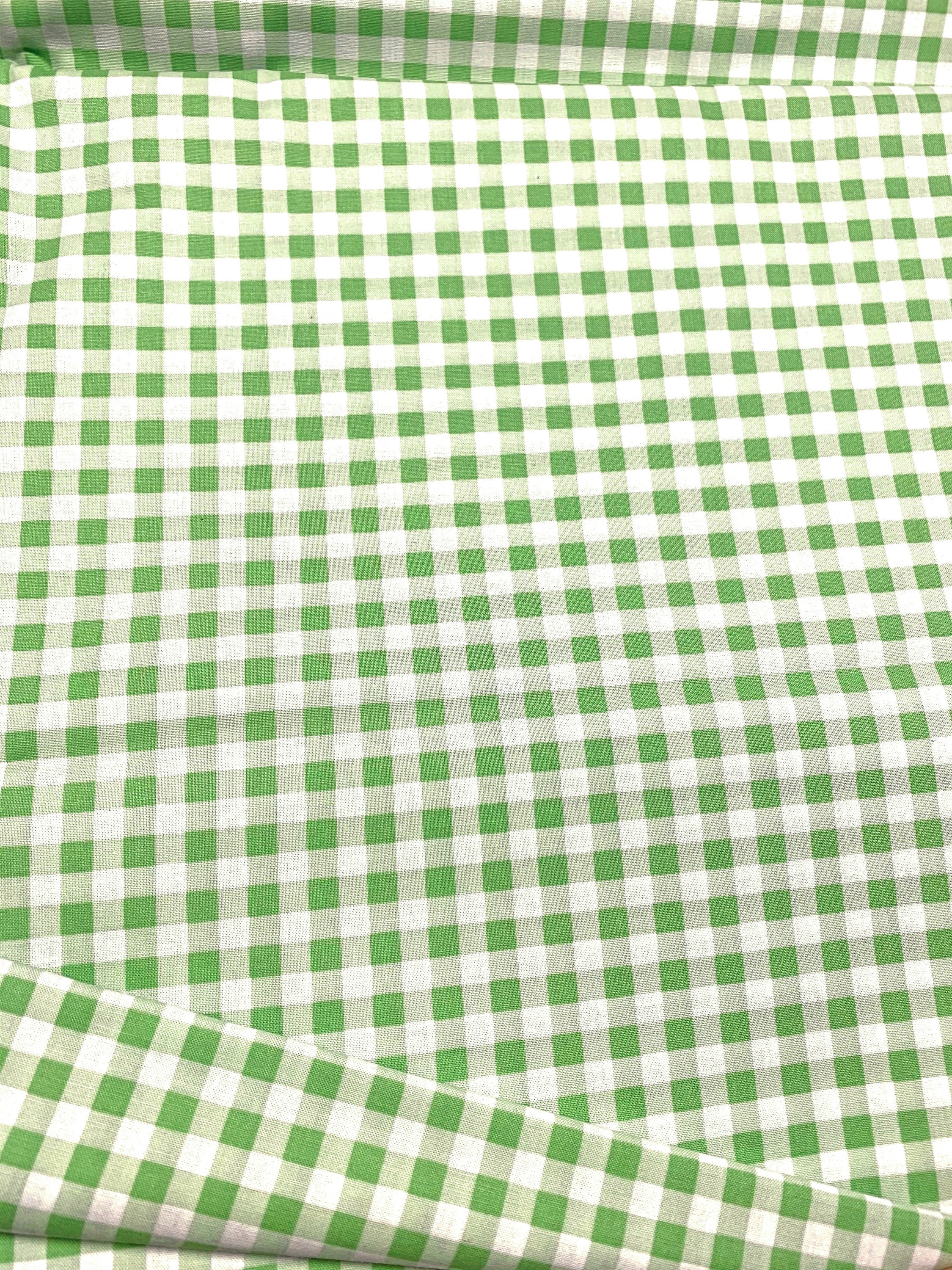 Cherry Lemonade 8CL 4 Gingham Checks Green White by Jason Yenter