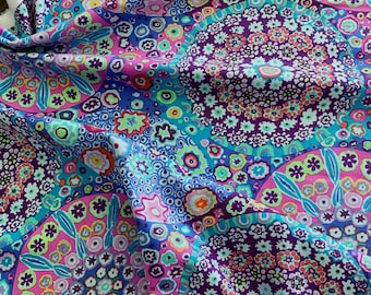 Millefiore PWGP092 Aqua   Kaffe Fassett Collective for Free Spirit