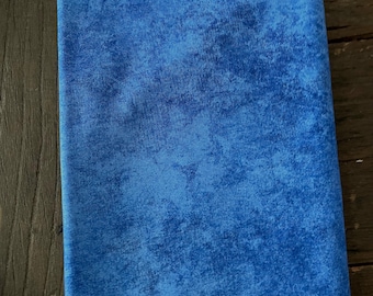 Shadow Play  - 1 Yard PreCut No Color Label  Tonal Medium Dark Blue Bright  (My description)  Maywood Studio