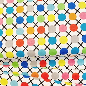 DOTCOM  35995-7 Grid Dot   Rainbow  Windham