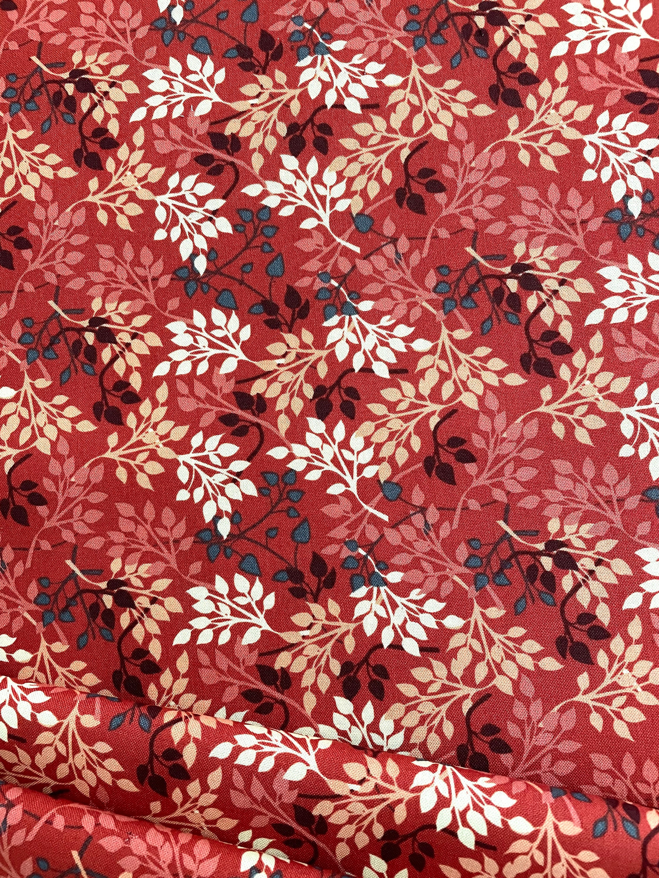 Night Owls 3804 Rust Floral Exclusively Quilters