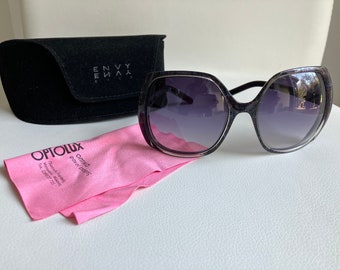 Vintage Envy Oversize Sunglasses  Vintage 90's sunglasses, Lady’s Eyewear, Vintage shades, retro look, boho style sunglasses in original box