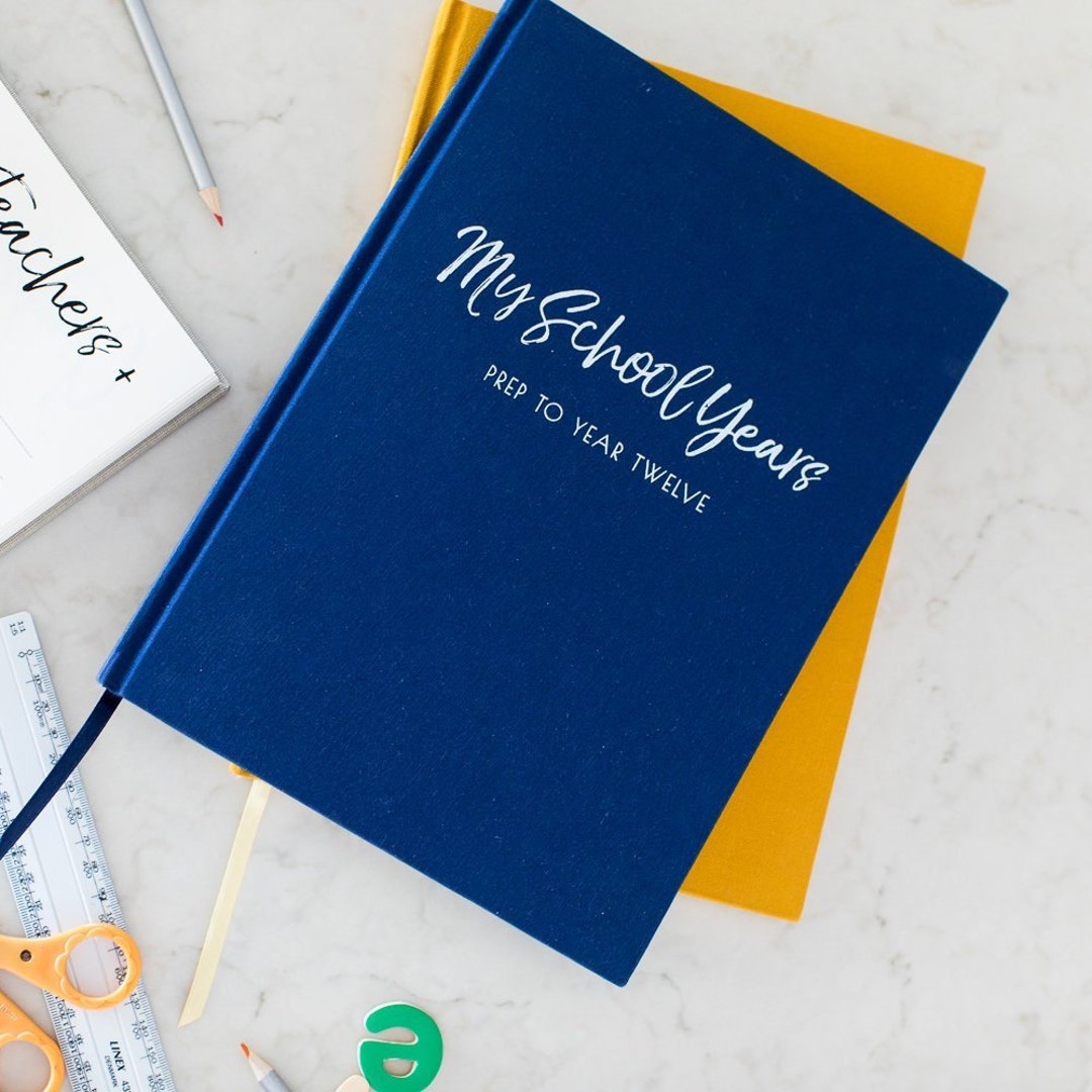 School Days Journal My School Years Memory Book Back to Etsy