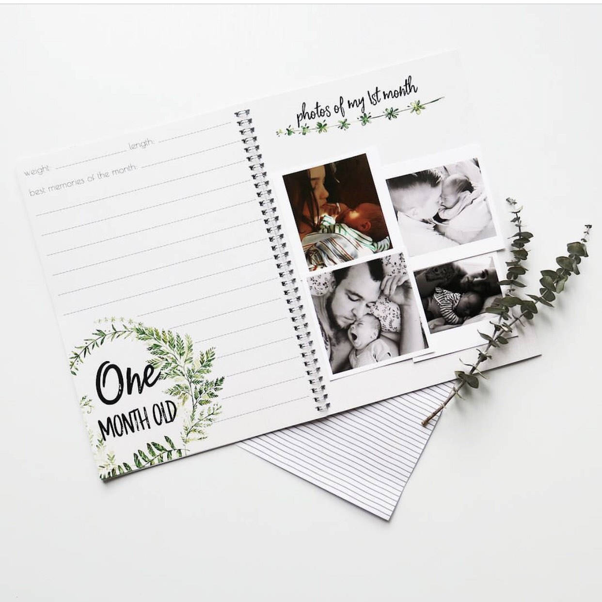 Baby Memory Book Baby Keepsake Book New Baby Journal My Etsy