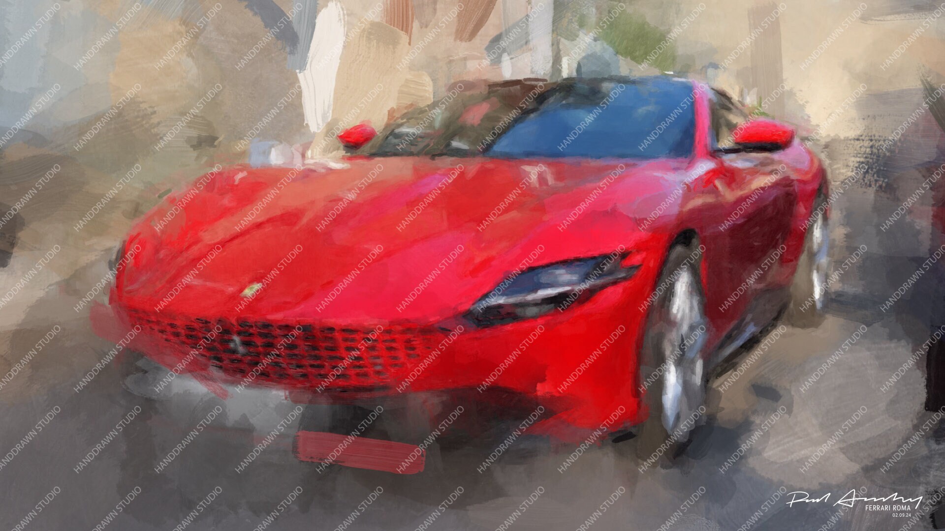 Ferrari roma - Etsy 日本