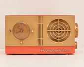 Stromberg Carlson Table Alarm Clock Radio C-3 Tube Amp Bakelite 1950s Free Shipping