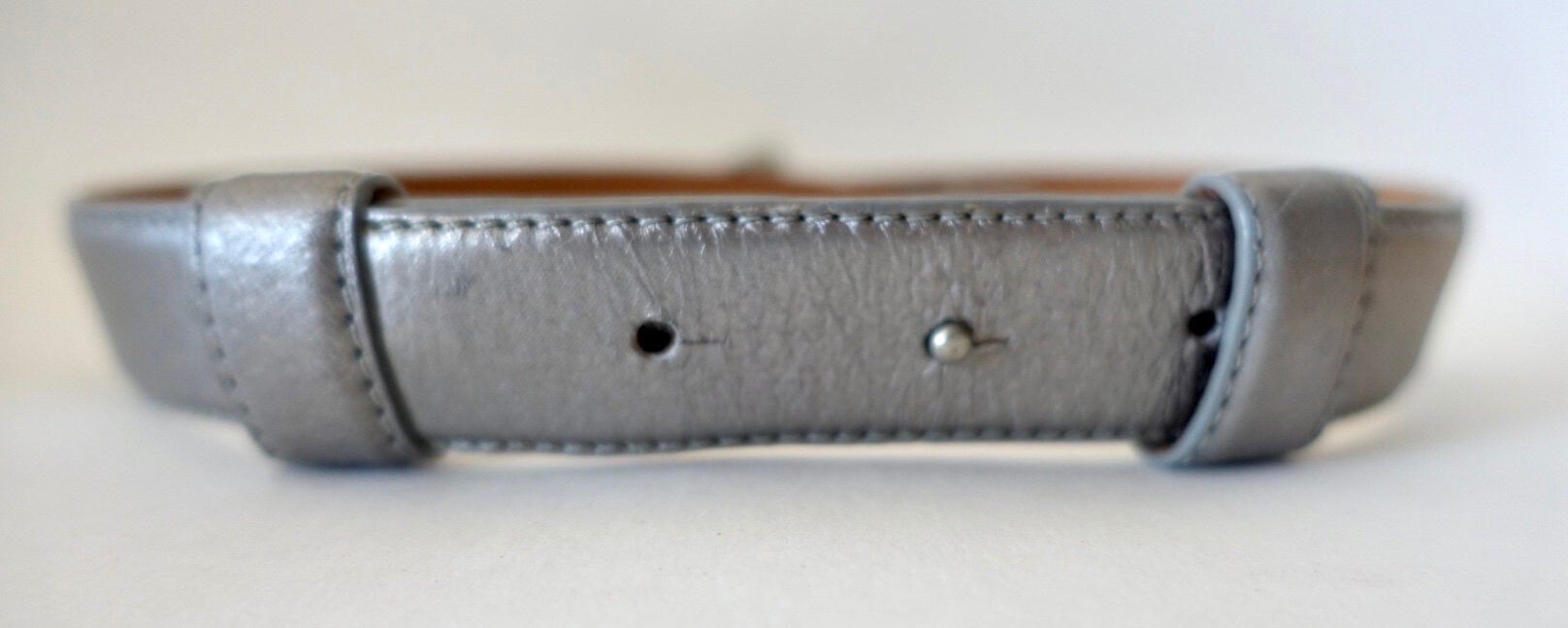 Donna Karan NY Belt Petit Small 28-30 Adjustable Gray 