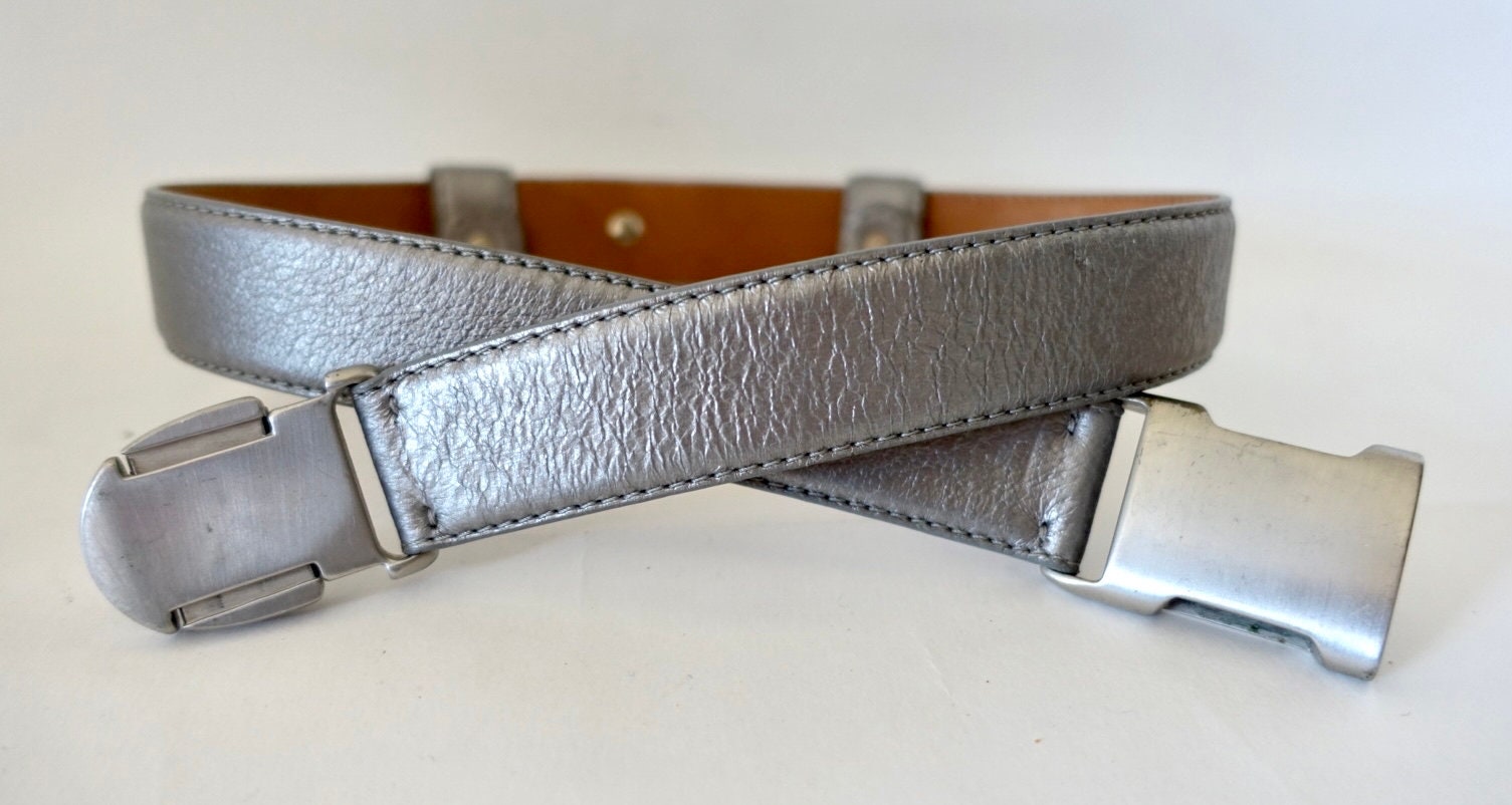 Donna Karan NY Belt Petit Small 28-30 Adjustable Gray  display picture 3
