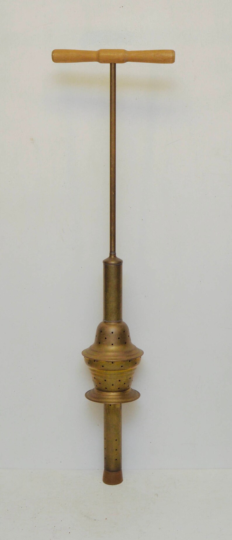 Antique Brass Laundry Agitator Plunger w/ Spring PogoLike Etsy