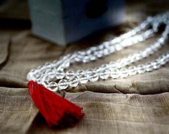 Sphatik diamond cut Mala with Om gift box & personalised online 1-1 session of "How to meditate"