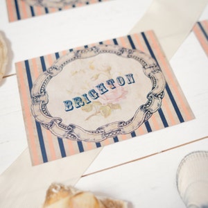 Les noms de Table bord de mer, imprimer votre propre, fichier numérique PDF (personnalisés libellé)