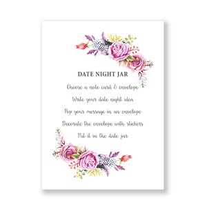 Date Night Sign | Date Night | Date Ideas | Hen Party Game | Date Night | Hen Party Decor | Hen Party Signs | Batchelorette Party
