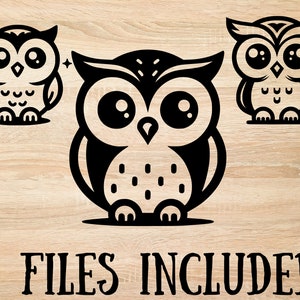 Owl Svg Cute Owl Svg Owl Png Owl Clipart Woodland animal svg Owl Svg Files for Cricut Bird Svg Baby Shower Svg Instant Download
