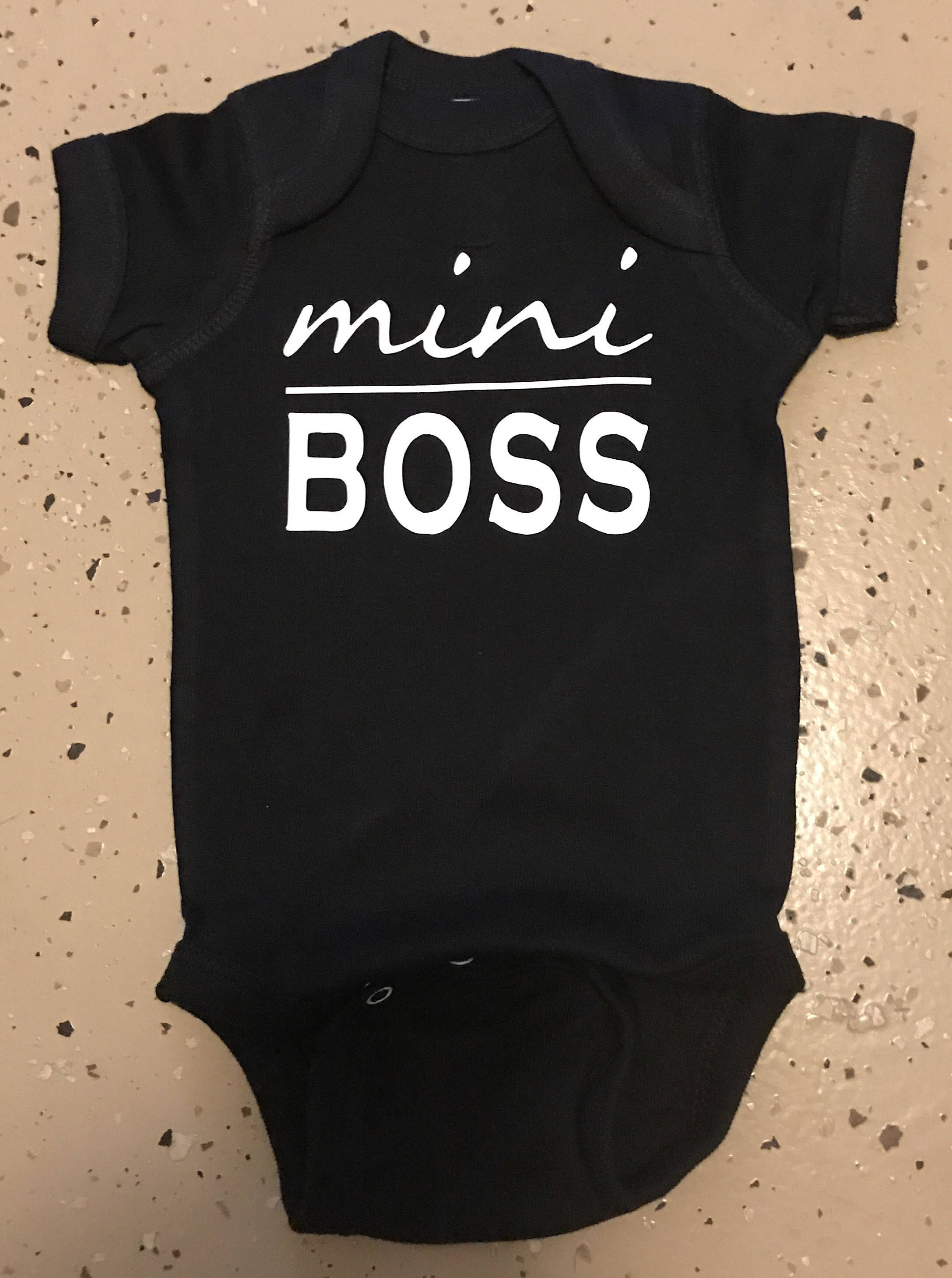 mini boss onesie