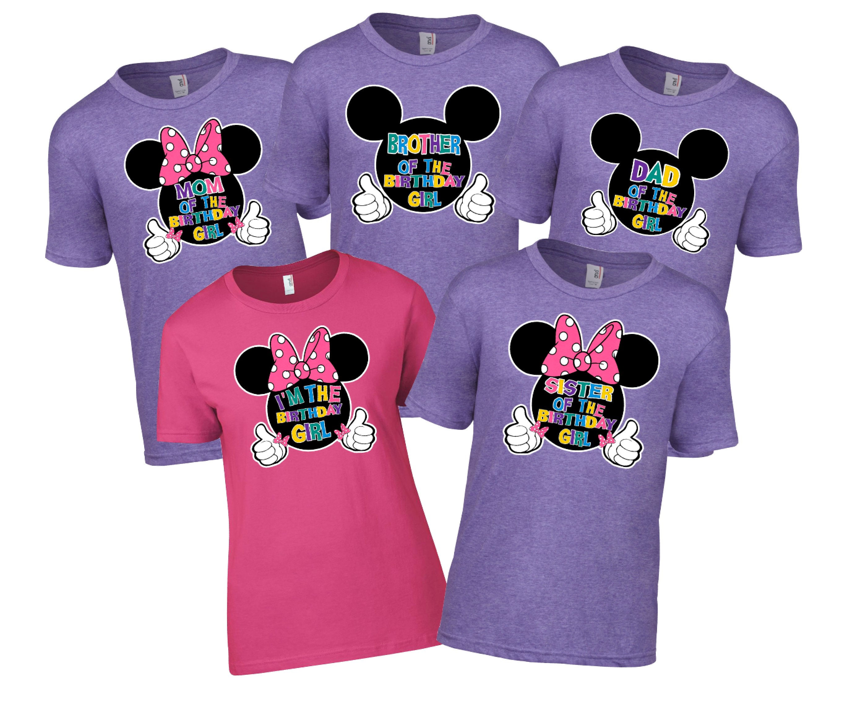 disney birthday t shirts