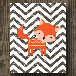 Fox Nursery Printable - Instant Download - Wall Art - Nursery Wall Art ...