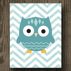 Owl Nursery Printable - Instant Download - Wall Art - Nursery Wall Art ...
