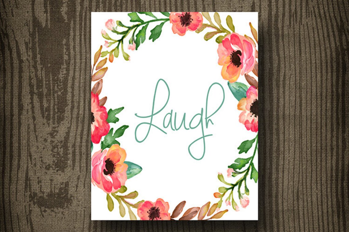 Live Laugh Love Printable Instant Download Wall Art Wedding Signs ...
