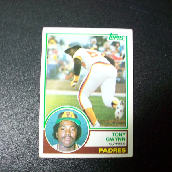 1983 Topps #482 Tony Gwynn "Rookie" Baseball Card, San Diego Padres, Baseball Card, California
