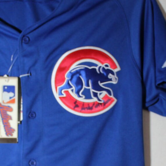 autographed cubs jersey